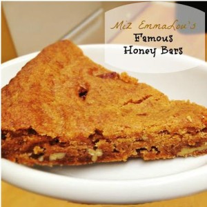 Mis EmmaLou Famous Honey Bars FoodgoodLaundryBad.com