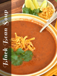 Mary Makes Dinner black bean soup AFBA